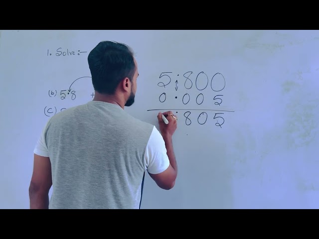 Addition and subtraction of decimal numbers #decimals #additionofdecimal #subtraction #sanjibsir