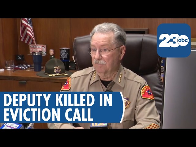 Kern County Sheriff Comments on Tulare Deputy's Death
