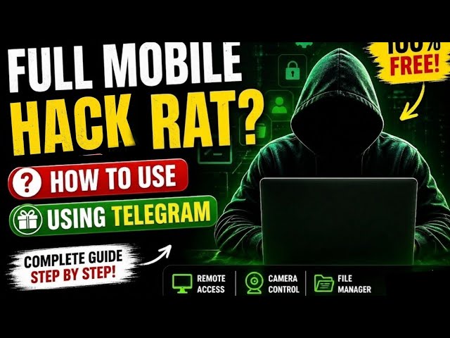 Full mobile hack rat Mobile 🧑‍💻 | Using telegram bot