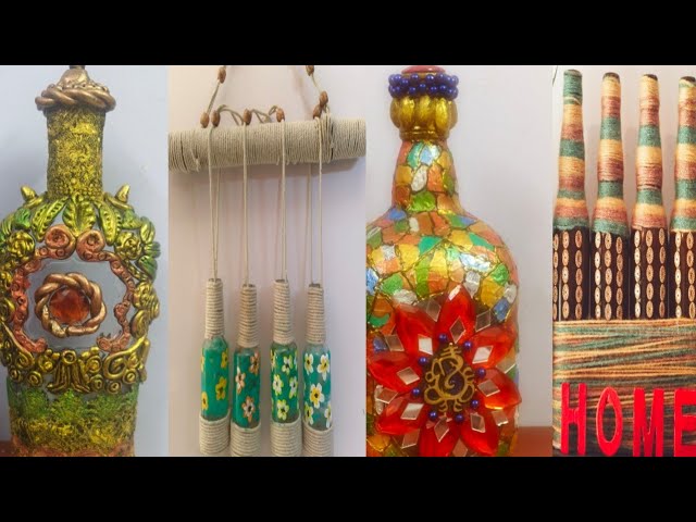 5 creative ideas with waste bottles to decor your home