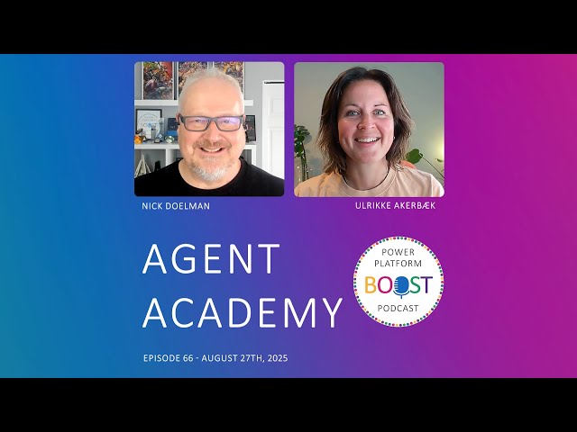 Episode 66: Agent Academy