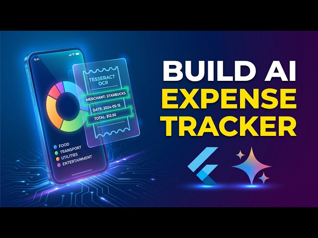 Build an AI Expense Tracker App with Flutter, Tesseract OCR With AI Antigravity 2026 | Full Tutorial