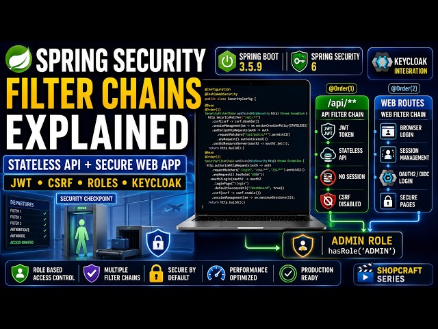 Spring Security Configuration Explained | Multiple SecurityFilterChain & JWT Resource Server