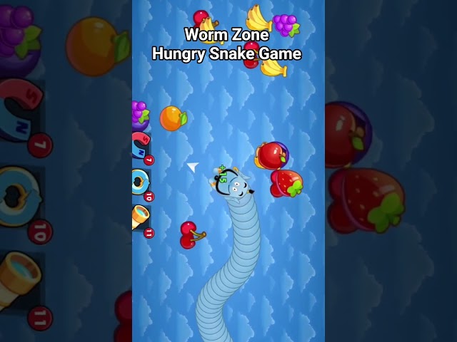 Worm Zone Hungry Snake Game #wormszone #snake #snakegame #satisfying #satisfyingvideo #gameplay
