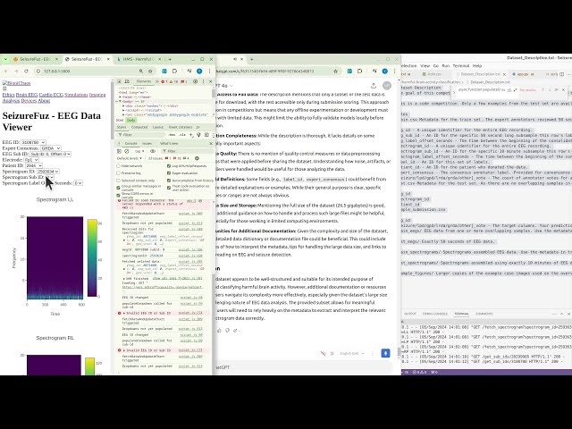 Dynamic EEG Data Viewer: Debugging & Enhancing with Flask and JavaScript