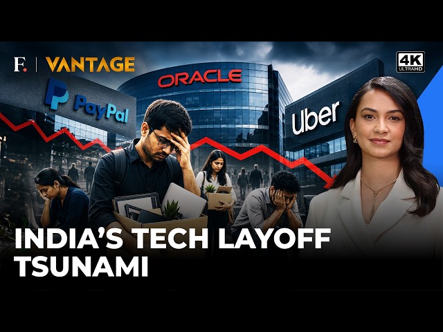 Oracle, PayPal, Uber Cut Jobs in India; Is AI to Blame? | Vantage on Firstpost | 4K