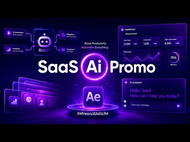 SaaS Animation Ai Gemini Promo