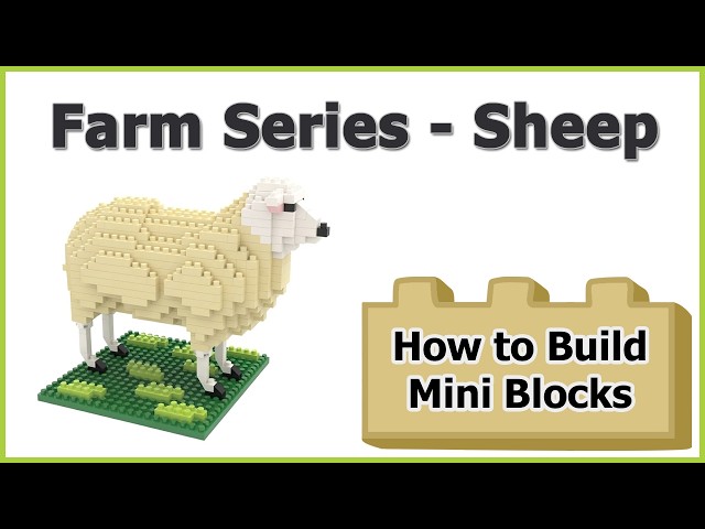 How to Build Sheep Blocks - MOC Farm Series Instructions Specifications