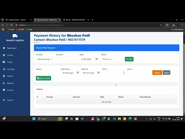 Ultimate Logistics Management System Demo | All-in-One Fleet, Invoicing & Reports Software | PHP