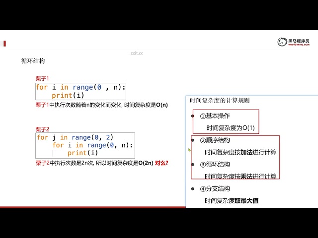 2025年黑马程序员python人工智能开发 02 Python进阶 V5 X版 9天 AI版 day08 算法和数据结构 04 时间复杂度计算 ev