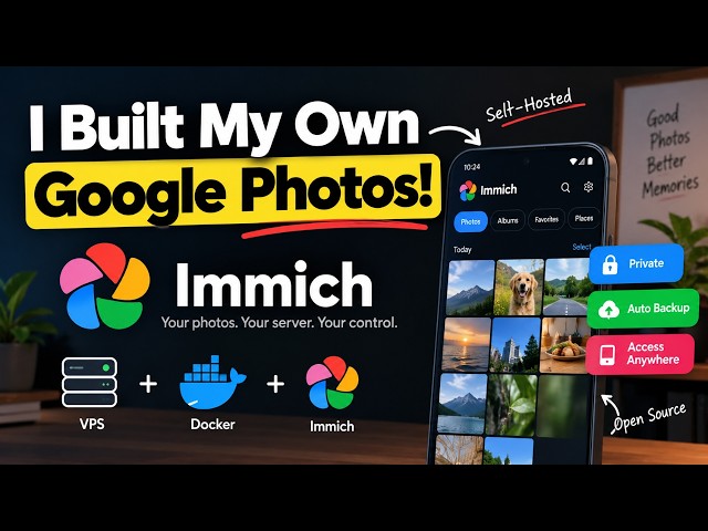 I Built My Own Google Photos! 🤯 Self-Hosted Immich on VPS