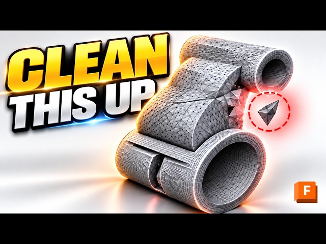 How to Clean Up an STL in Fusion 360 Without Damaging the Main Mesh