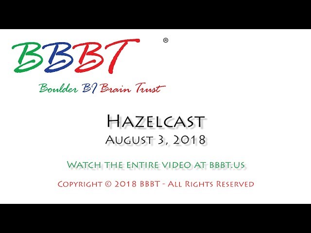 2018 08 03 Hazelcast Trailer