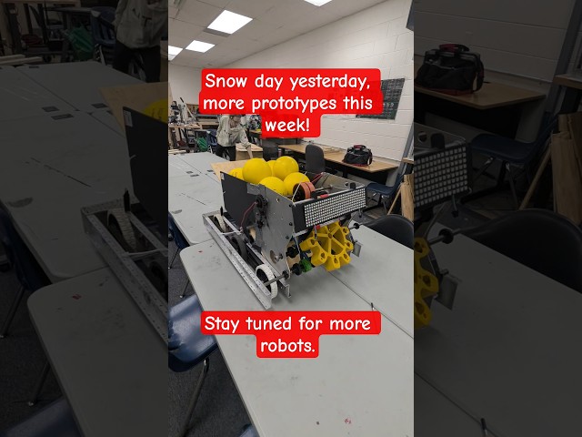 Snow day today, filming tomorrow!