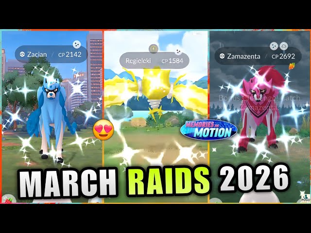 Zacian and Returns | New Dynamax Pokémons | Pokémon GO March 2026 Raids and Max Battles Details