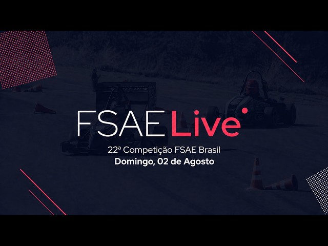 Transmissão ao vivo Formula SAE Brasil - 2026 - Dinâmicas Dia 2