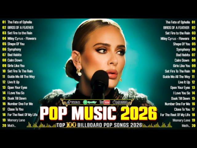 Rihanna, Taylor Swift, Adele, The Weeknd, Maroon 5, Bruno Mars - Billboard Top 50 This Week