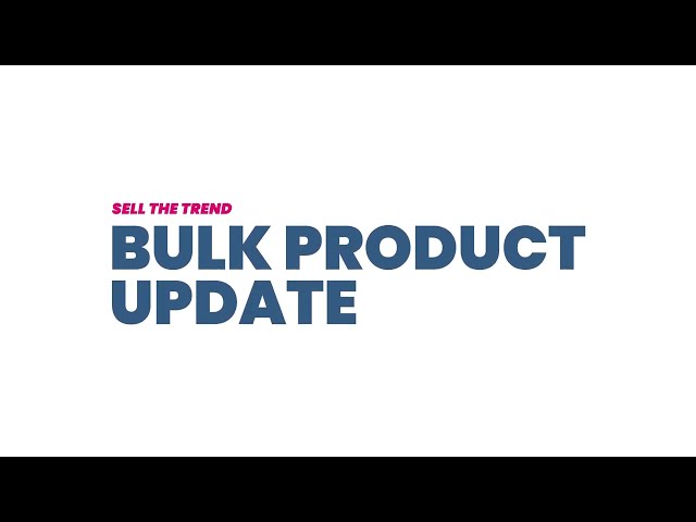 Transform Your Product Prices instantly with Bulk Product update