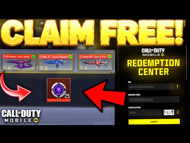 *NEW* FREE 25 MYTHIC SIGILS TOKEN REDEEM CODE | How to get 25 Herrscher Sigils COD Mobile Season 8