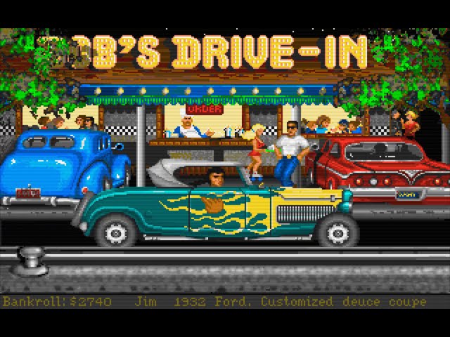 Street Rod 1 Amiga Emulator full game playthrough