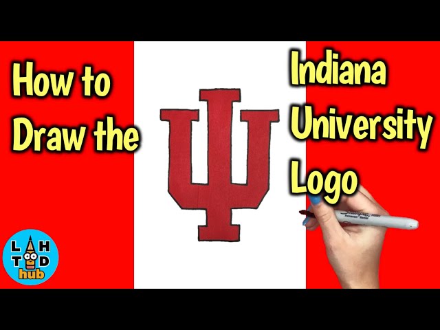 How To Draw The Indiana University Logo