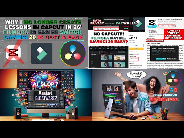 Thinking of Switching Video Editors in 2026? #Capcut #davinciresolve #filmora #videoeditingsoftware