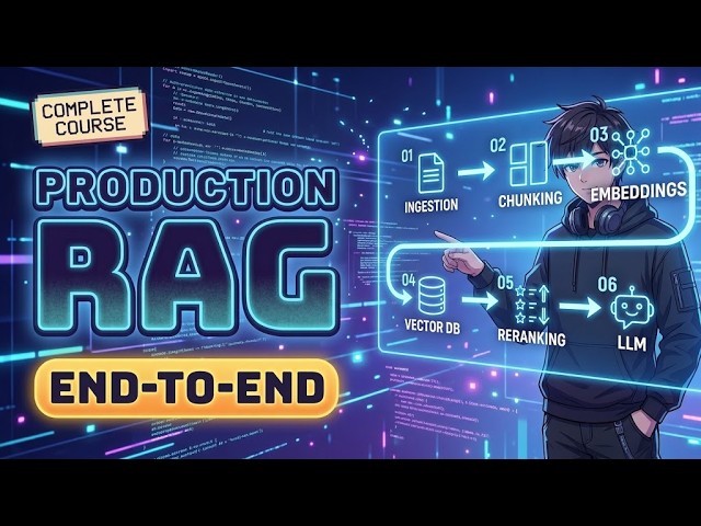 RAG Complete Course | Retrieval, Embeddings, Reranking & Production Systems