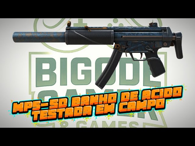 MP5-SD | Banho de Ácido - A Coleção Teia Fragmentada - Testada em Campo Float: 0,153678462 #mp5 #cs