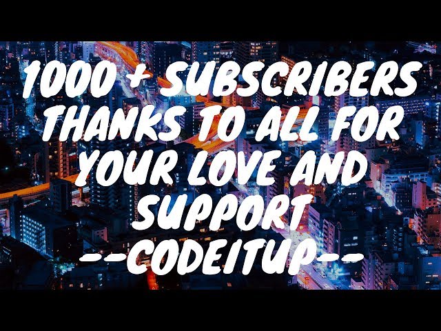 Thanks to all For your Love and Support