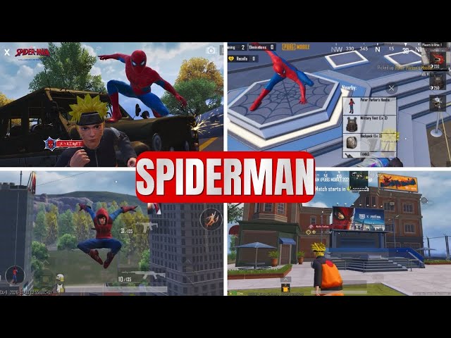 SPIDER-MAN MODE IS HERE PUBG MOBILE | SPIDER-MAN MODE GAMEPLAY PUBG MOBILE