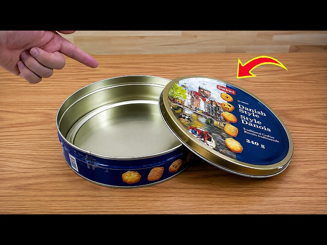 GREAT IDEA! Many people don't know that old empty tin box are a gold mine.