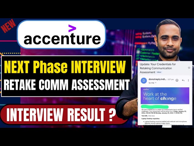 Accenture Next Phase Interview & Result | Accenture Communication assessment Issues