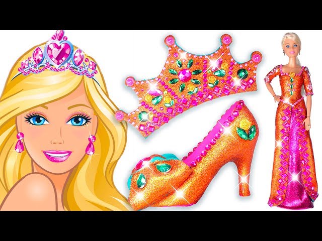 ✨ Barbie Doll 💖 Dress High Heels and Crown compilation Part 1