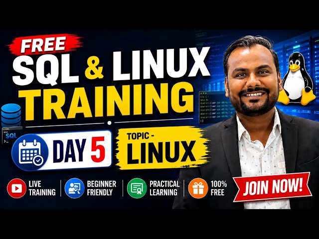 Day 5 | Linux Training | FREE SQL & Linux Training