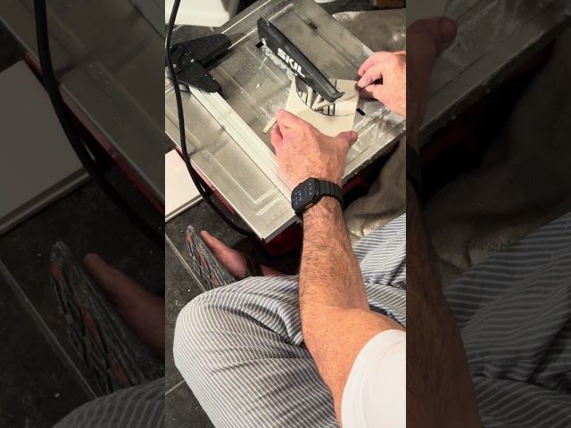 Learning to cut tile at home