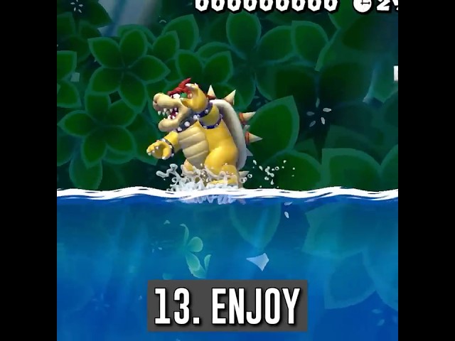 Make Bowser RUN ON WATER in Mario Maker 2!