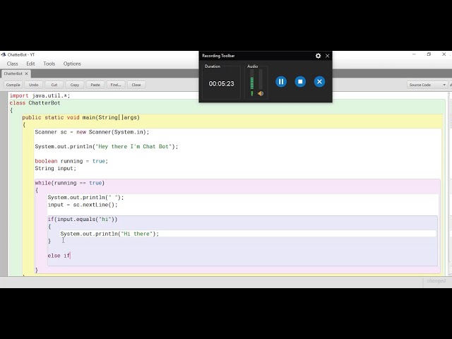 How to make a chatbot in java(BlueJ)