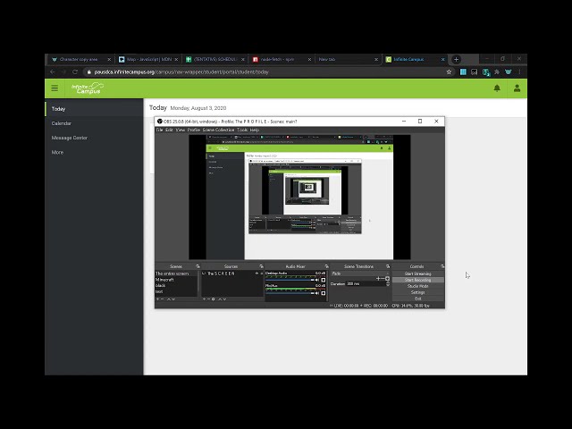[may not work anymore] get class schedule early in infinite campus