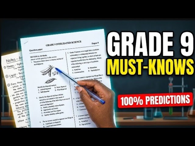 📚 KJSEA 2026 INTEGRATED SCIENCE PREDICTIONS | GRADE 9 /part 1