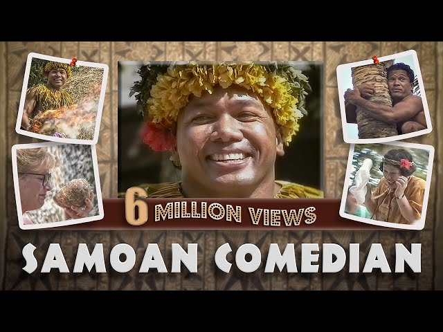 Samoan Comedian (Chief Sielu Avea) 1995 Polynesian Cultural Center, Laie, Oahu, Hawaii