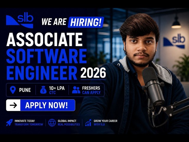 SLB Hiring Associate Software Engineer 2026 | Pune | 10+ LPA | Freshers Can Apply