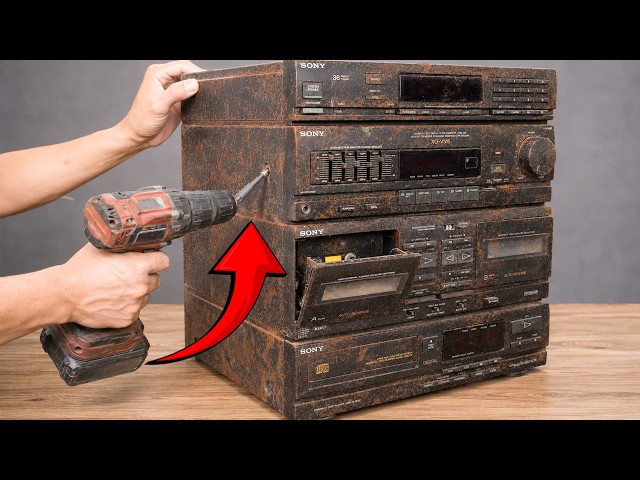 The Ultimate Sony Restoration! Bringing A 20-Year-Abandoned Sound System Back To Life! (Part 1)