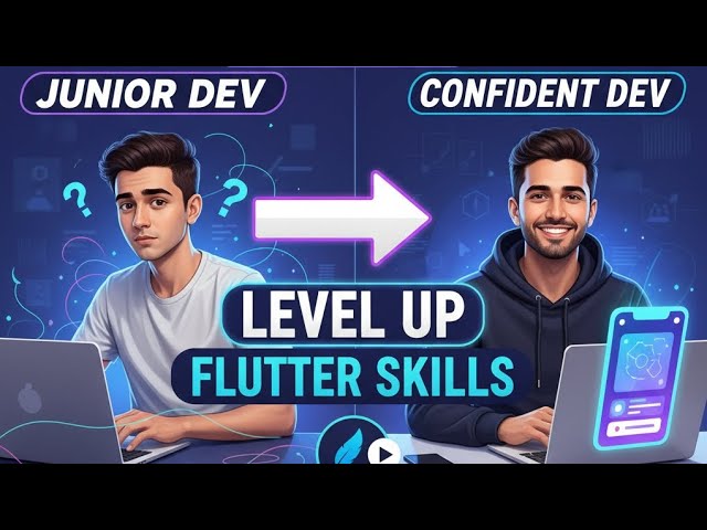 🎯 Flutter Developer Journey: From Junior to Pro | Real Growth Tips