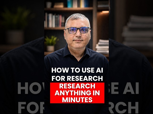 How to Research Anything in Minutes. Using AI to Find and Summarise, Information