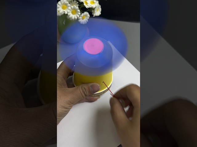 DIY Inertial Fan with Paper Cup | Fun Summer Science Craft for Kids #craft #papercraft