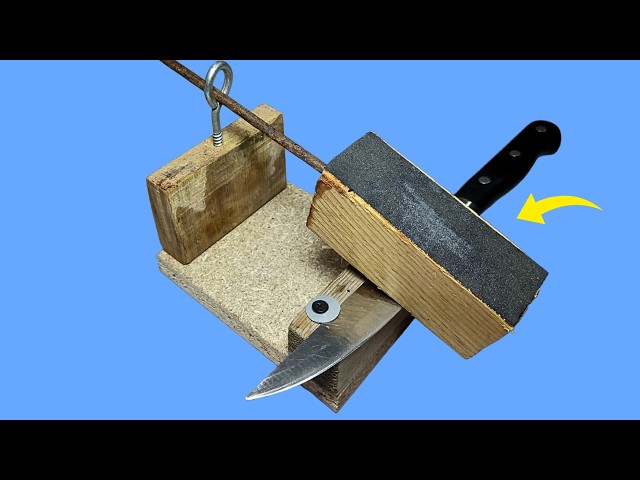 Sharpening Knives Like Razors. You can even Shave with this sharp blade!