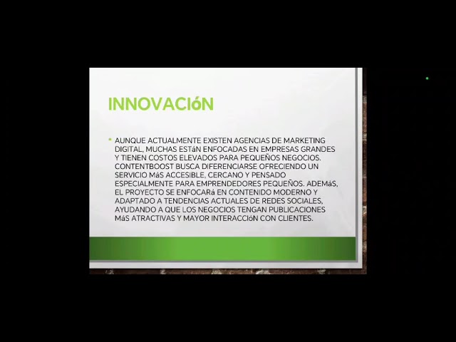Proyecto de Emprendimiento“ContentBoost”