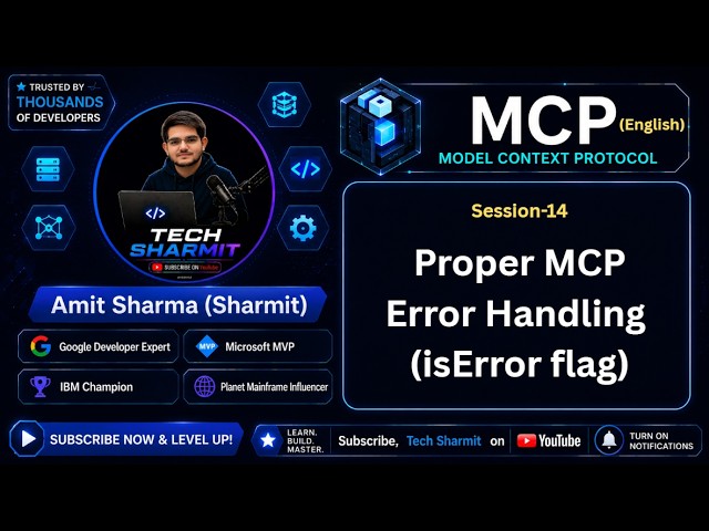 MCP (Model Context Protocol)Error Handling - model context protocol (mcp) (Ep-014)