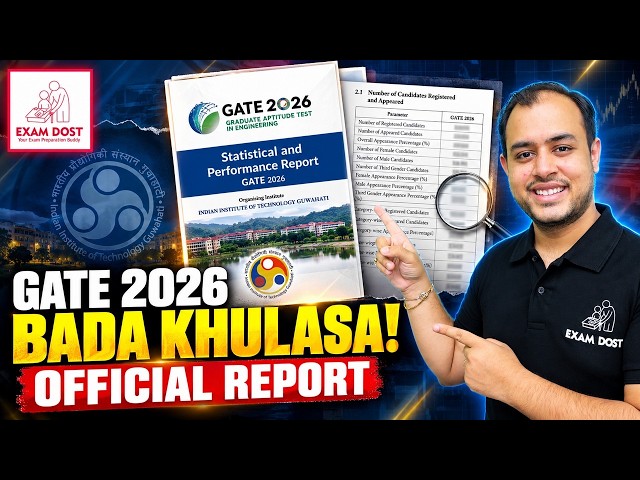 Big Reveal on GATE 2026: Official Report from IIT Guwahati | Ankit Goyal
