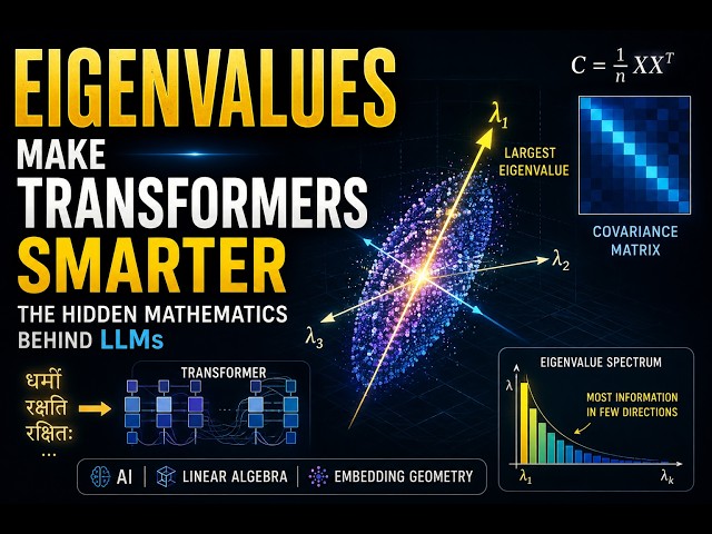 How Eigenvalues Make Transformers Smarter | The Hidden Mathematics Behind LLMs | Data Science